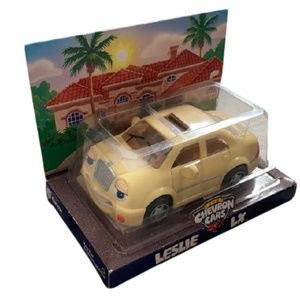 *NWT* Chevron Cars Leslie LX yellow toy vehicle